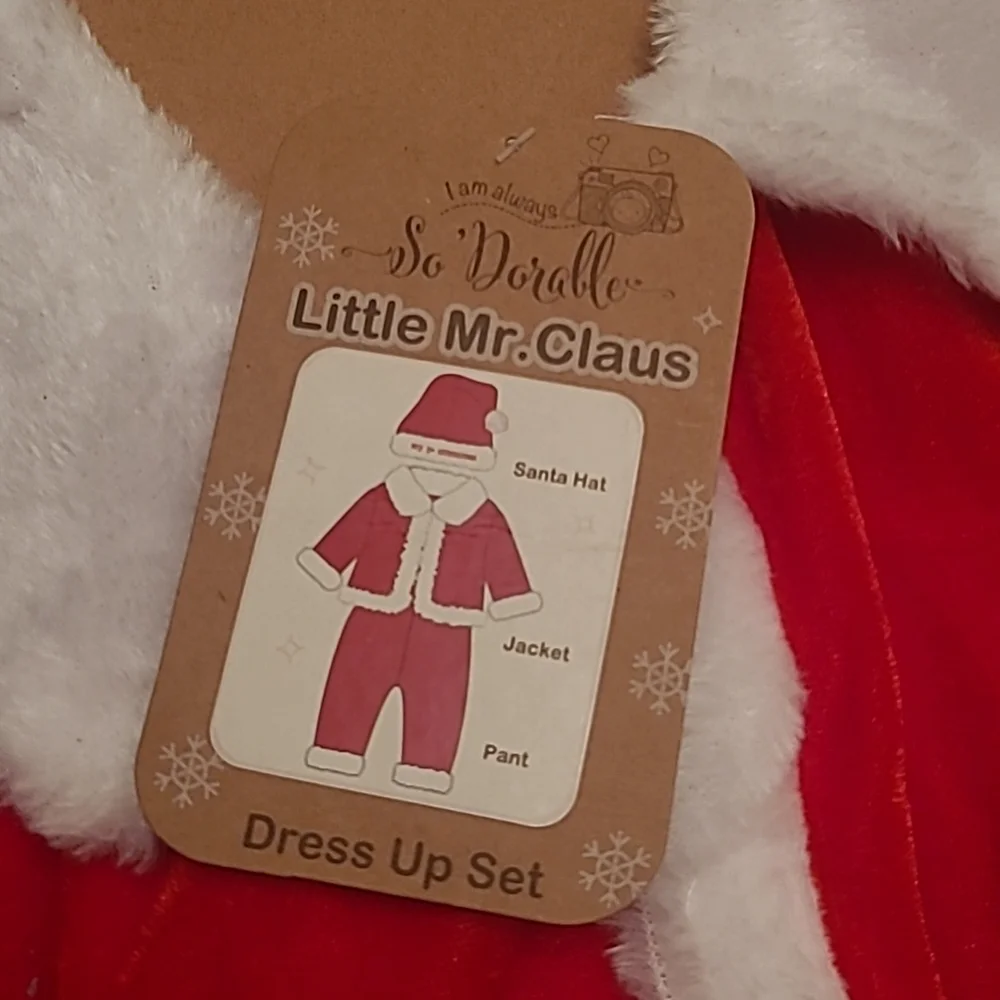 My 1st Christmas - up to 12M Santa Outfit